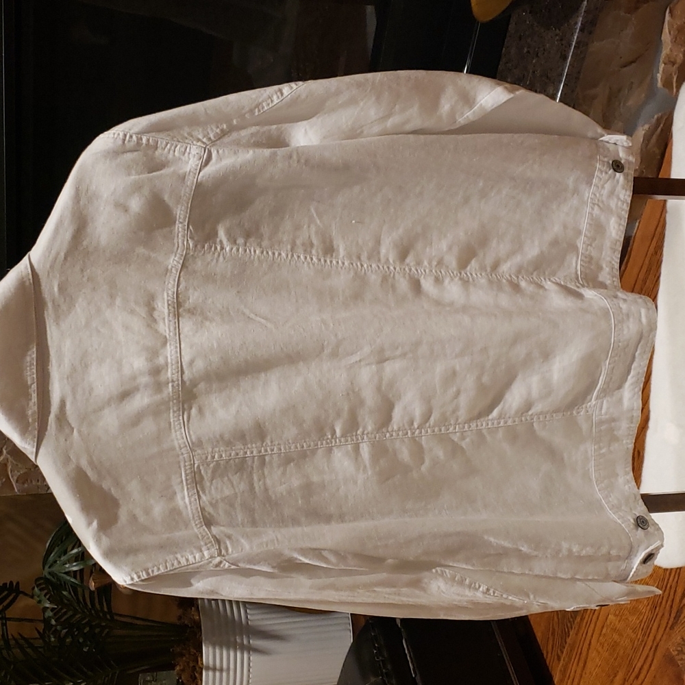 NWT JNY  white 100%linen white jackets - Picture 2 of 16